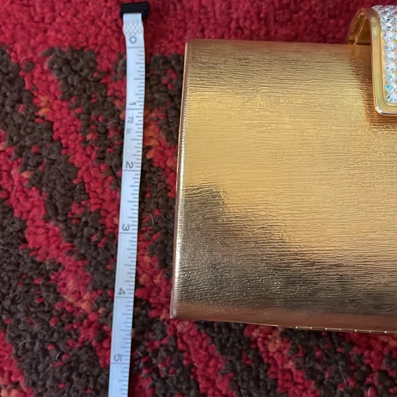 Vintage Gold Clutch Box Purse from Nordstrom - Picture 12 of 13